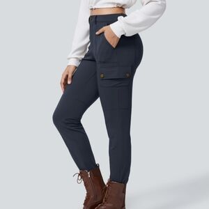 High Waisted HALARA Skinny Cargo Pants
